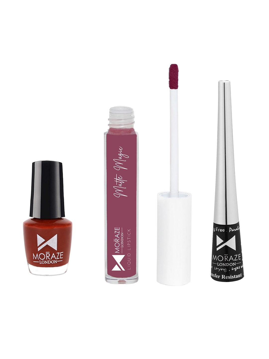Moraze Set Of 3 Haughty Naughty Nail Polish With Eyeliner & Liquid Lipstick - You Go Gurl, Multi
Moraze Set Of 3 Haughty Naughty Nail Polish With Eyeliner & Liquid Lipstick - You Go Gurl, Multi