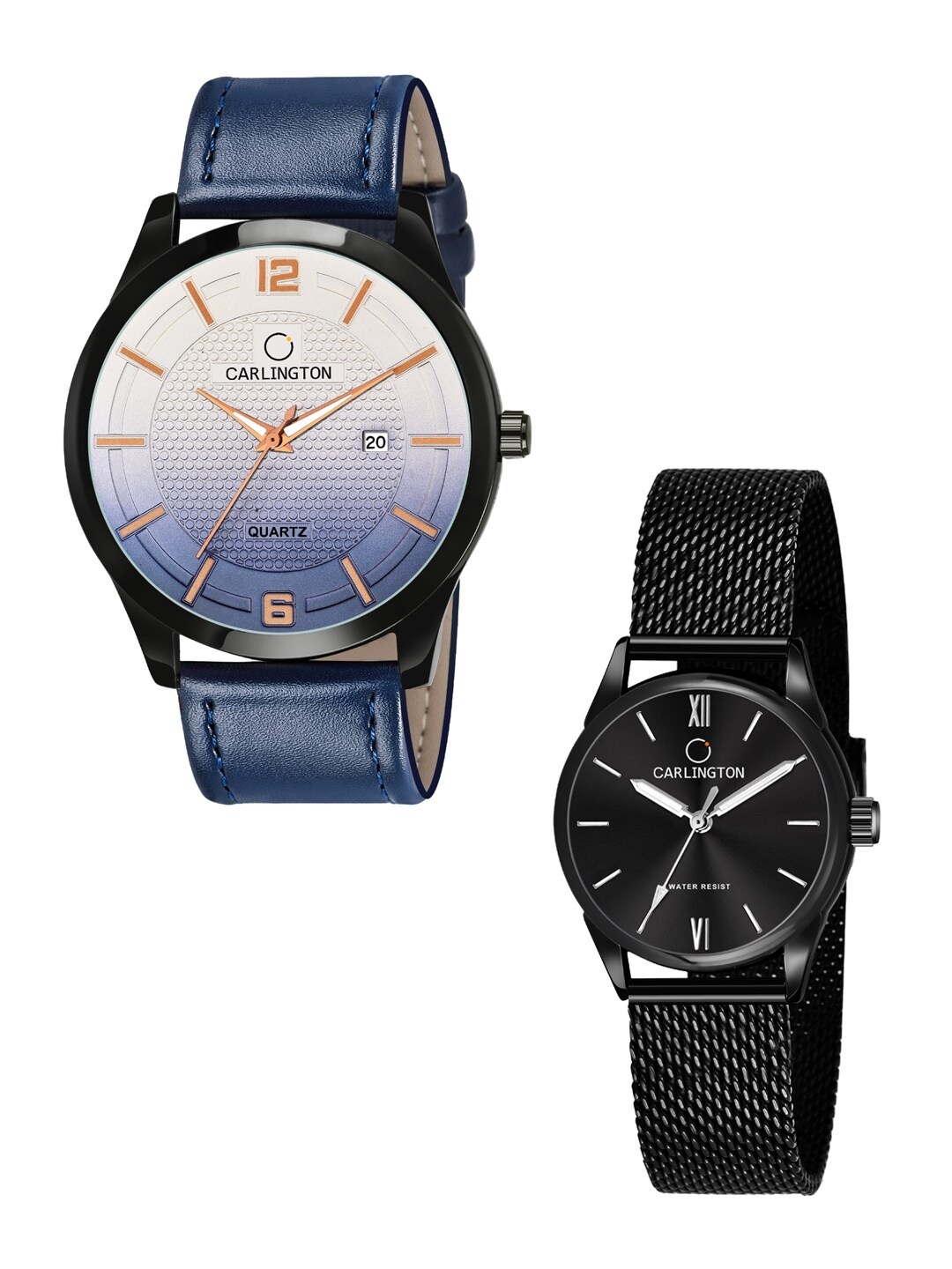 CARLINGTON 2 Multicoloured Dial Leather Bracelet Style Straps Analogue Watch Combo, Multi
CARLINGTON 2 Multicoloured Dial Leather Bracelet Style Straps Analogue Watch Combo, Multi