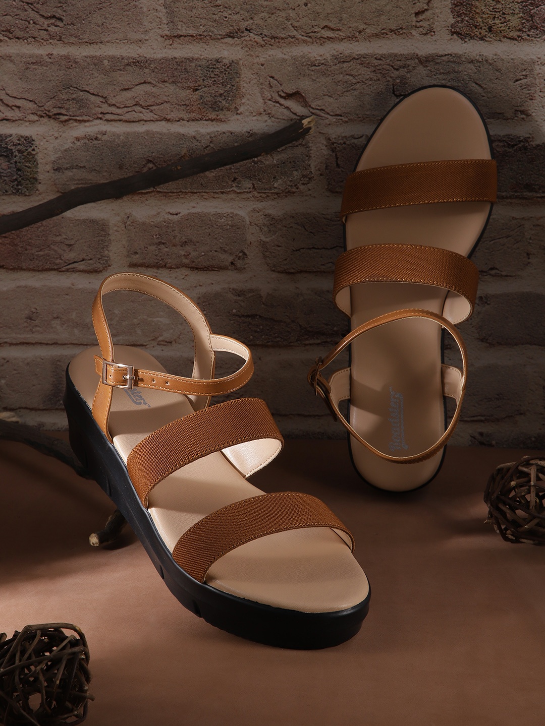 Roadster Brown Solid Wedges