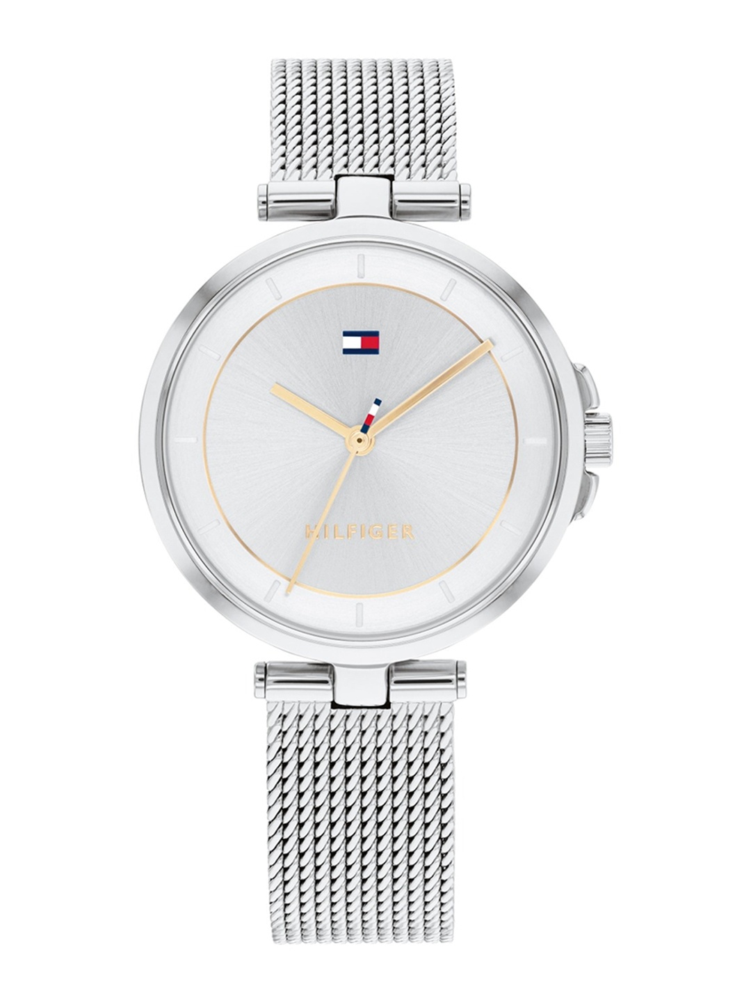 Tommy Hilfiger Women Silver-Toned Dial & Silver Toned Stainless Steel Bracelet Style Straps Analogue Watch
Tommy Hilfiger Women Silver-Toned Dial & Silver Toned Stainless Steel Bracelet Style Straps Analogue Watch
