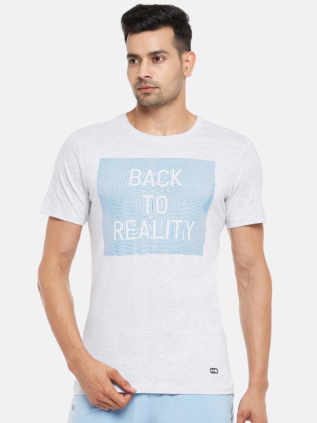 Ajile by Pantaloons Men Off White & Blue Typography Printed Slim Fit Pure Cotton T-shirt
Ajile by Pantaloons Men Off White & Blue Typography Printed Slim Fit Pure Cotton T-shirt