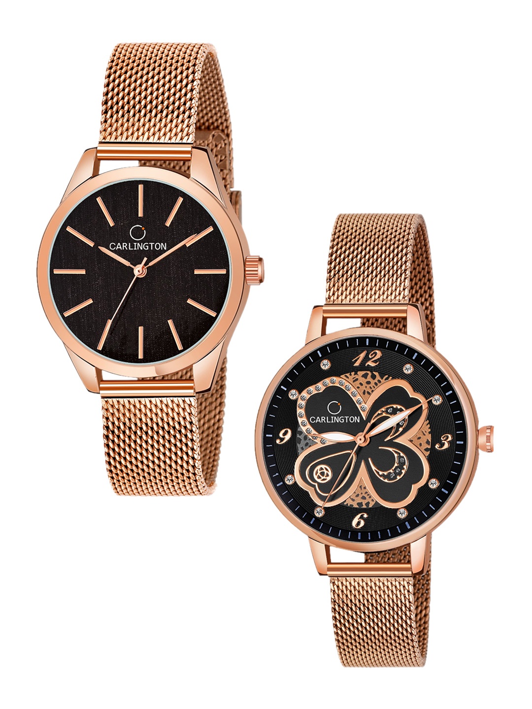 CARLINGTON Women Multicoloured Dial & Multicoloured Stainless Steel Bracelet Style Straps Analogue Watch, Multi
CARLINGTON Women Multicoloured Dial & Multicoloured Stainless Steel Bracelet Style Straps Analogue Watch, Multi