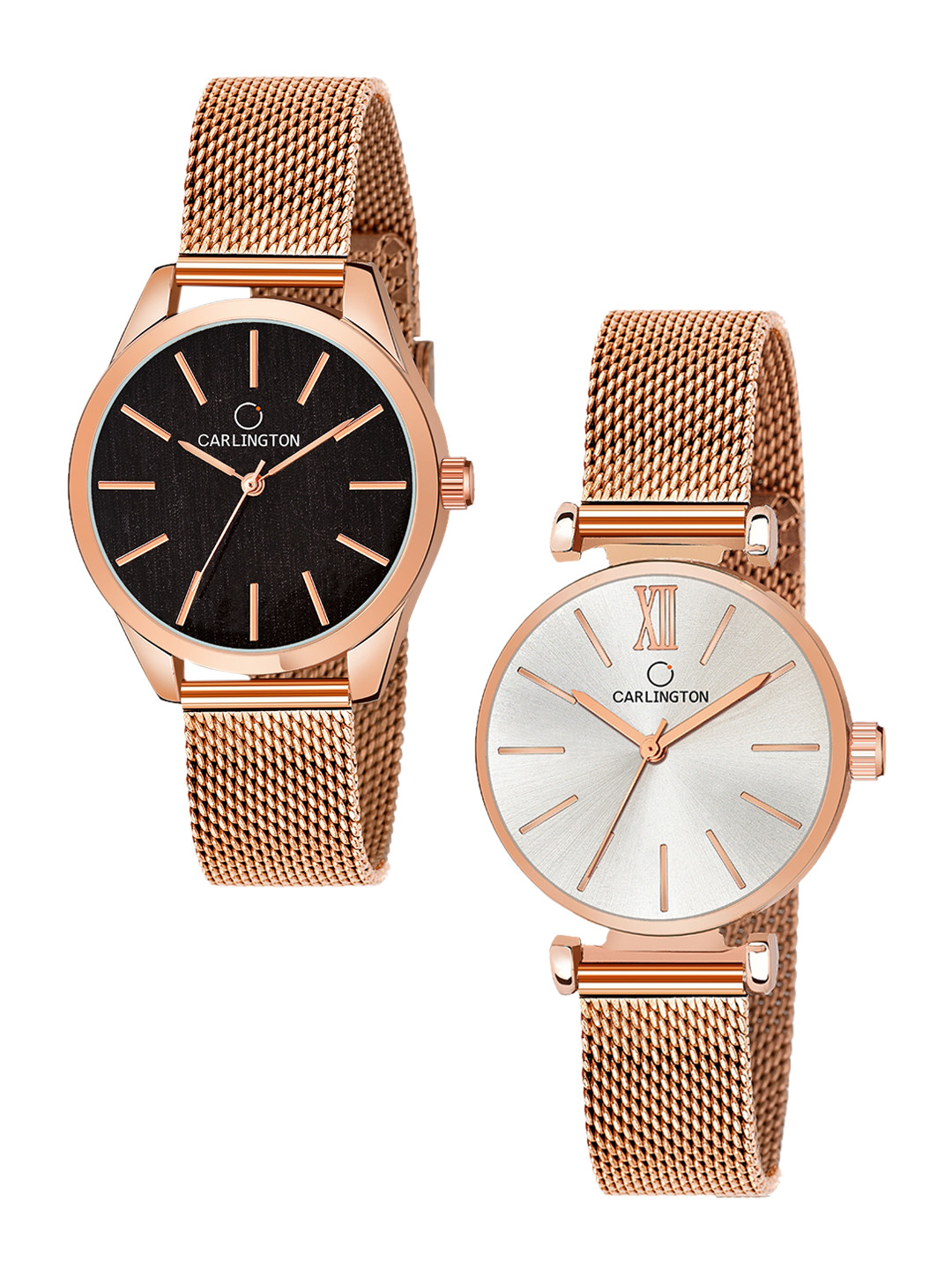 CARLINGTON Women 2 Multicoloured Dial Stainless Steel Bracelet Style Straps Analogue Watch, Multi
CARLINGTON Women 2 Multicoloured Dial Stainless Steel Bracelet Style Straps Analogue Watch, Multi