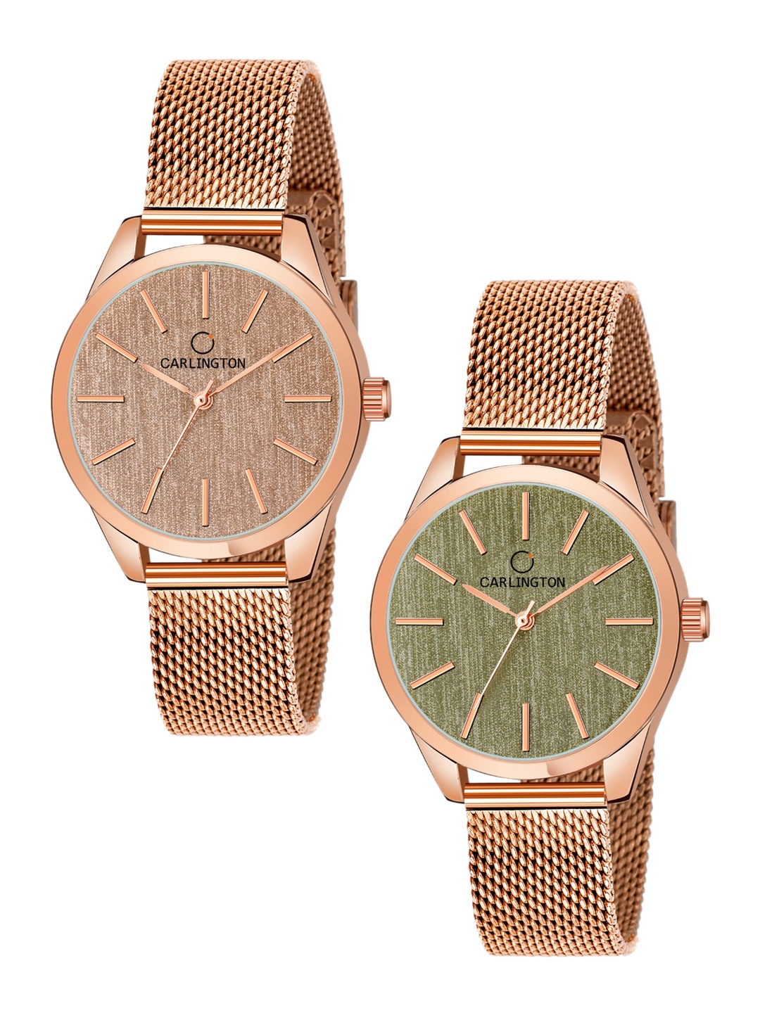CARLINGTON Women Set Of 2 Bracelet Style Straps Analogue Watches CT2001 CT2001, Multi
CARLINGTON Women Set Of 2 Bracelet Style Straps Analogue Watches CT2001 CT2001, Multi