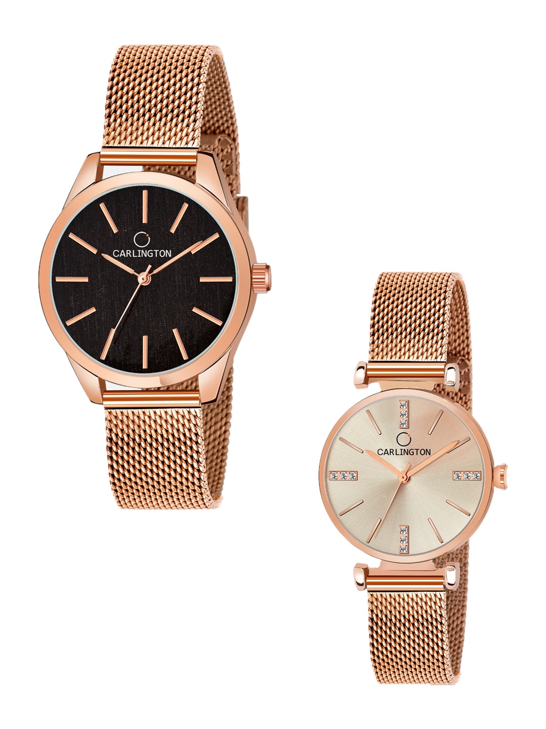 CARLINGTON Women 2 Multicoloured Dial Stainless Steel Bracelet Style Straps Analogue Watch, Multi
CARLINGTON Women 2 Multicoloured Dial Stainless Steel Bracelet Style Straps Analogue Watch, Multi