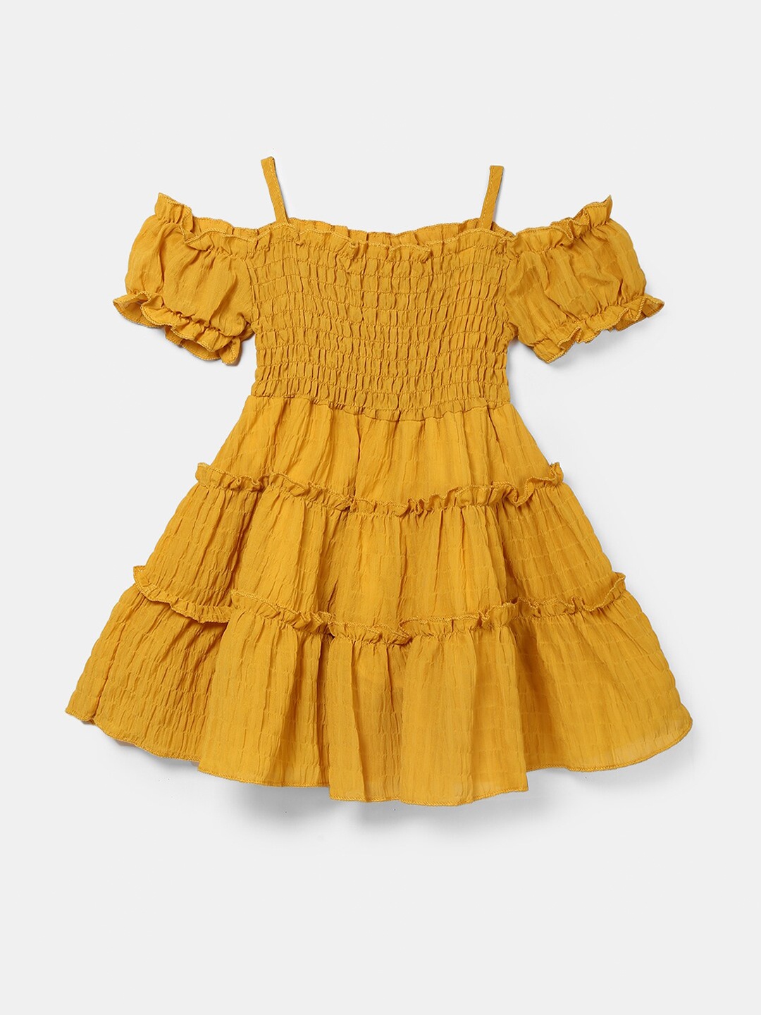 Hopscotch Yellow Dress