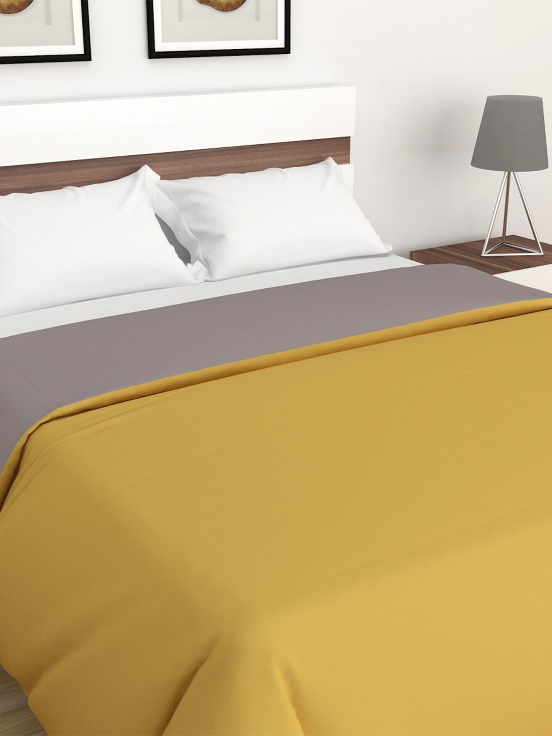 Home Centre Assorted Solid 110 GSM Summer Single Bed Comforter