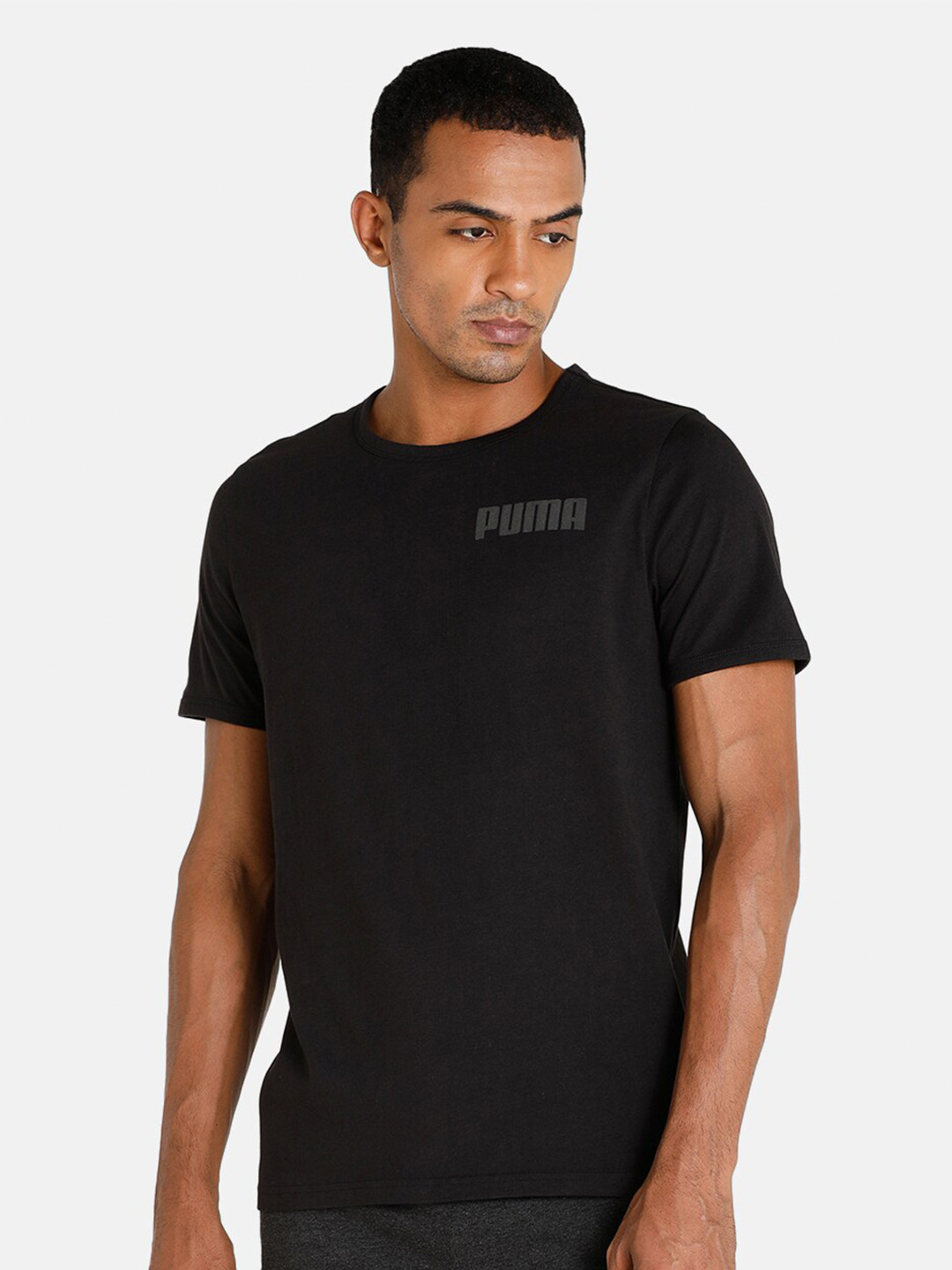 Puma Men Black Brand Logo Printed T-shirt 
Puma Men Black Brand Logo Printed T-shirt