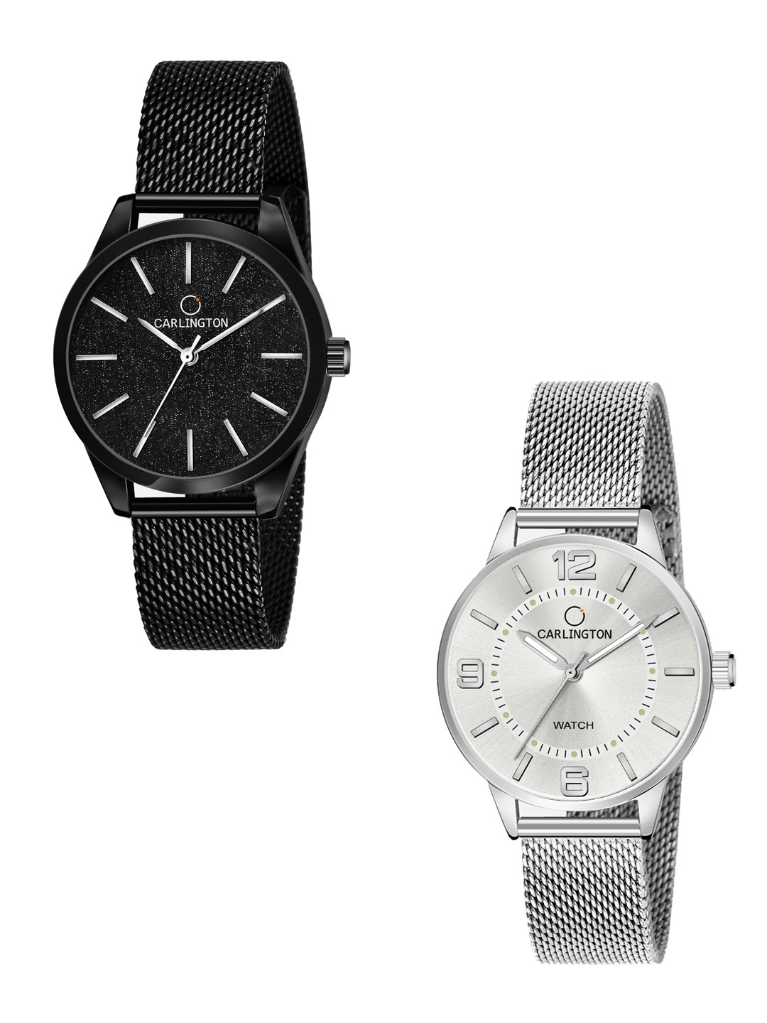CARLINGTON Women Multicoloured Dial Stainless Steel Bracelet Style Straps Analogue Watch, Multi
CARLINGTON Women Multicoloured Dial Stainless Steel Bracelet Style Straps Analogue Watch, Multi