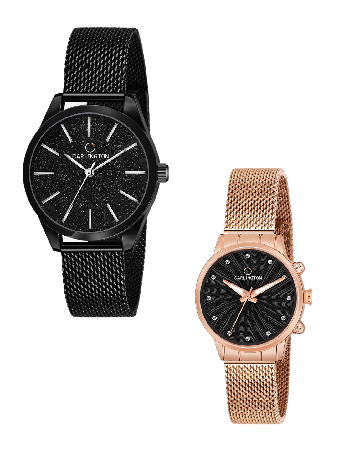 CARLINGTON Women Multicoloured Dial & Multicoloured Stainless Steel Bracelet Style Straps Analogue Watch, Multi
CARLINGTON Women Multicoloured Dial & Multicoloured Stainless Steel Bracelet Style Straps Analogue Watch, Multi