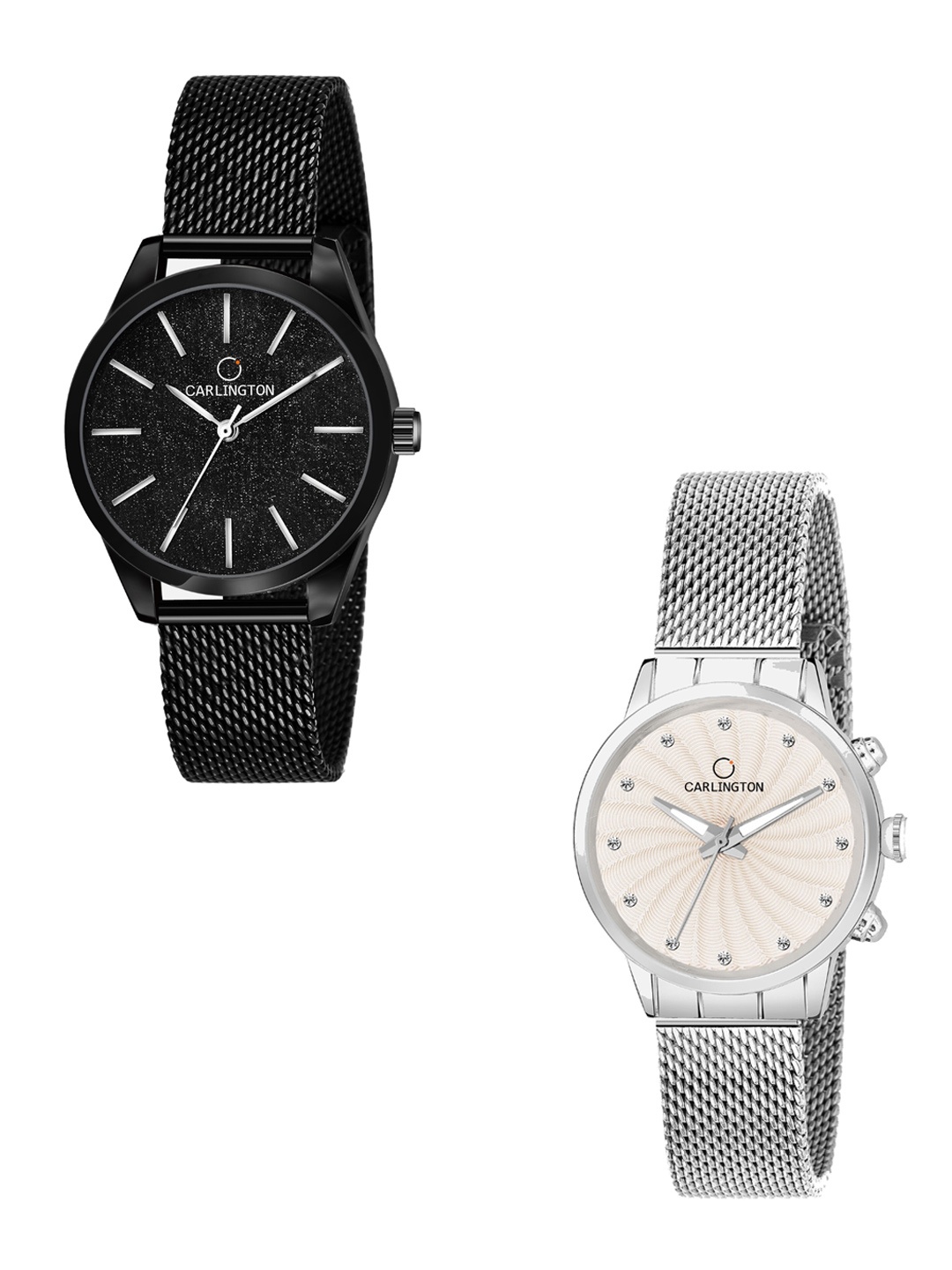 CARLINGTON Women Multicoloured Dial & Multicoloured Stainless Steel Bracelet Style Straps Analogue Watch, Multi
CARLINGTON Women Multicoloured Dial & Multicoloured Stainless Steel Bracelet Style Straps Analogue Watch, Multi