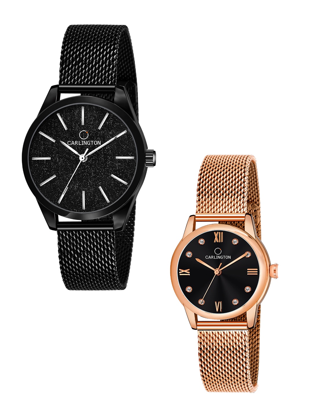 CARLINGTON Women Multicoloured Dial & Multicoloured Stainless Steel Bracelet Style Straps Analogue Watch, Multi
CARLINGTON Women Multicoloured Dial & Multicoloured Stainless Steel Bracelet Style Straps Analogue Watch, Multi