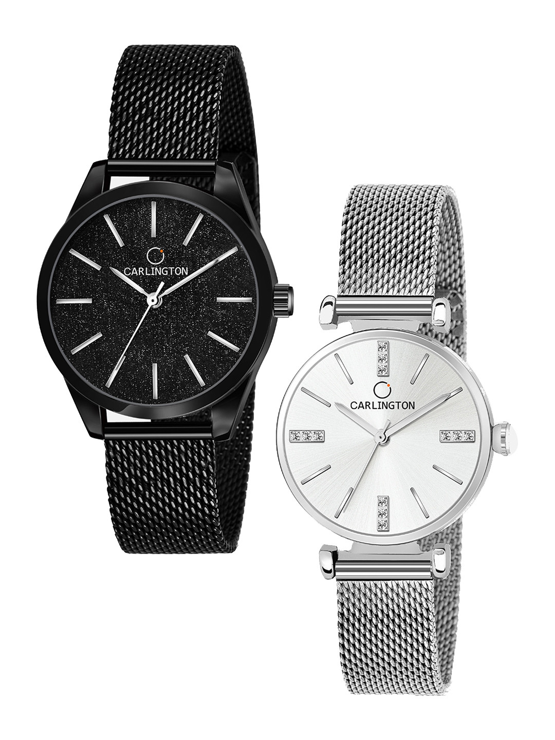 CARLINGTON Women Multicoloured Dial Stainless Steel Bracelet Style Straps Analogue Watch, Multi
CARLINGTON Women Multicoloured Dial Stainless Steel Bracelet Style Straps Analogue Watch, Multi