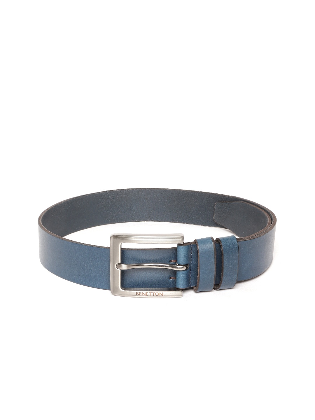 United Colors of Benetton Men Navy Blue & Coffee Brown Solid Leather Belt with Thread Work
United Colors of Benetton Men Navy Blue & Coffee Brown Solid Leather Belt with Thread Work