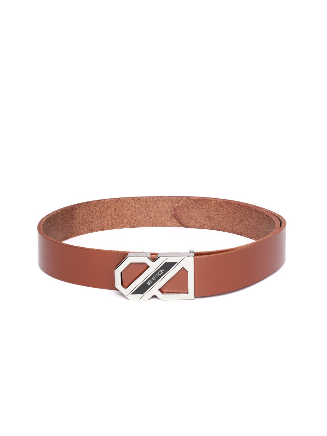 United Colors of Benetton Men Brown Leather Belt