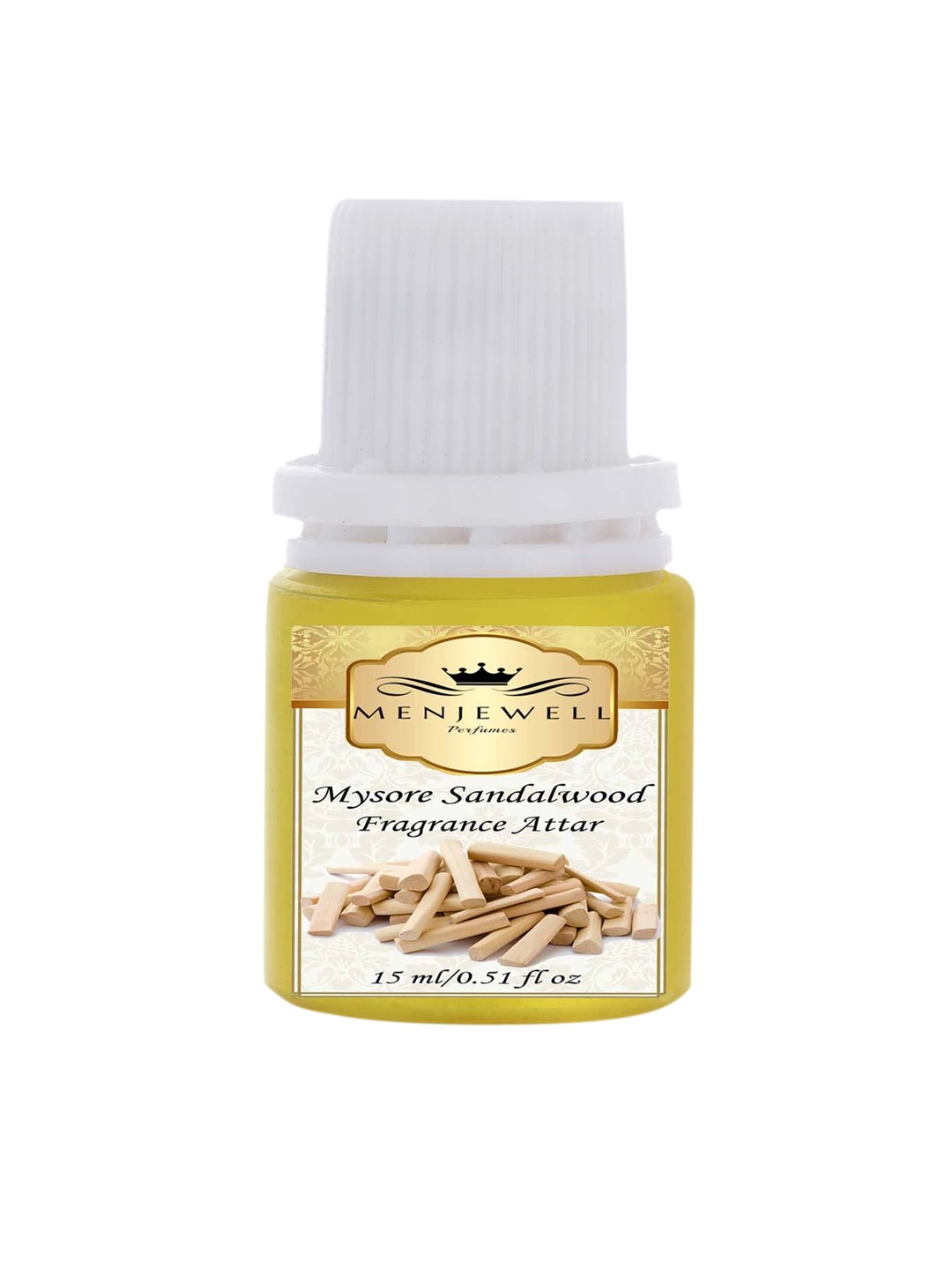 Menjewell Unisex Mysore Sandalwood Fragrance Long Lasting Attar 15ml, Transparent
Menjewell Unisex Mysore Sandalwood Fragrance Long Lasting Attar 15ml, Transparent
