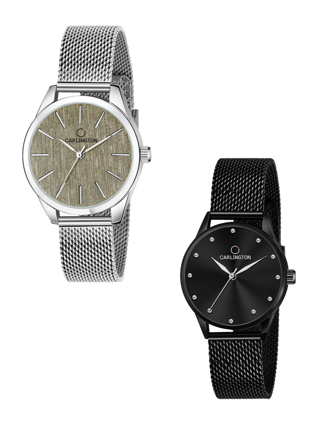 CARLINGTON Women 2 Multicoloured Dial Stainless Steel Bracelet Style Straps Analogue Watch, Multi
CARLINGTON Women 2 Multicoloured Dial Stainless Steel Bracelet Style Straps Analogue Watch, Multi