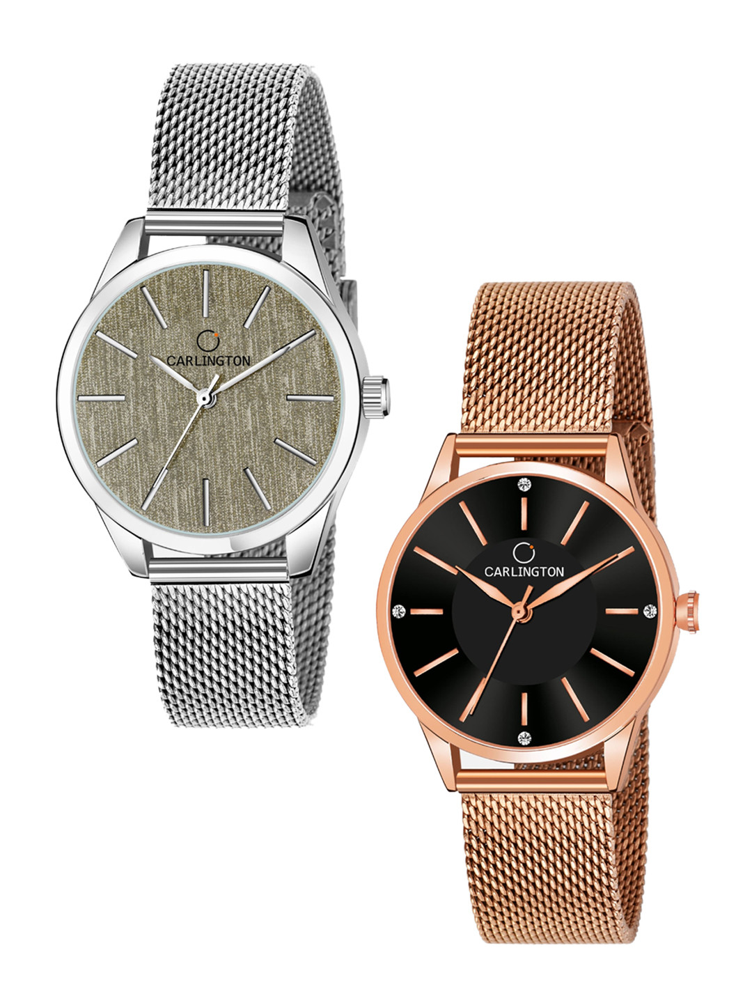 CARLINGTON Women Multicoloured Dial & Multicoloured Stainless Steel Bracelet Style Straps Analogue Watch, Multi
CARLINGTON Women Multicoloured Dial & Multicoloured Stainless Steel Bracelet Style Straps Analogue Watch, Multi