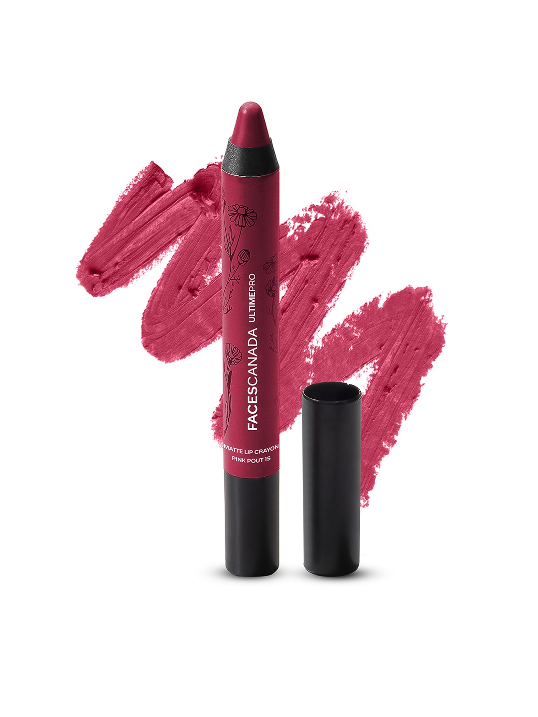 FACES CANADA Ultime Pro Matte Lip Crayon with Cocoa Butter & Chamomile 2.8g - Pink Pout 15
FACES CANADA Ultime Pro Matte Lip Crayon with Cocoa Butter & Chamomile 2.8g - Pink Pout 15