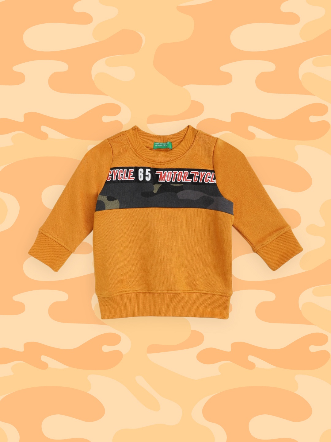 United Colors of Benetton Boys Mustard Yellow & Green Typography Print Sweatshirt
United Colors of Benetton Boys Mustard Yellow & Green Typography Print Sweatshirt