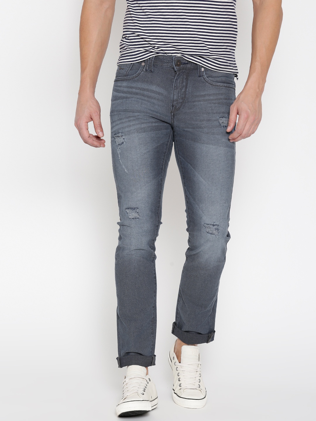 Flying Machine Men Blue Jackson Skinny Fit Jeans