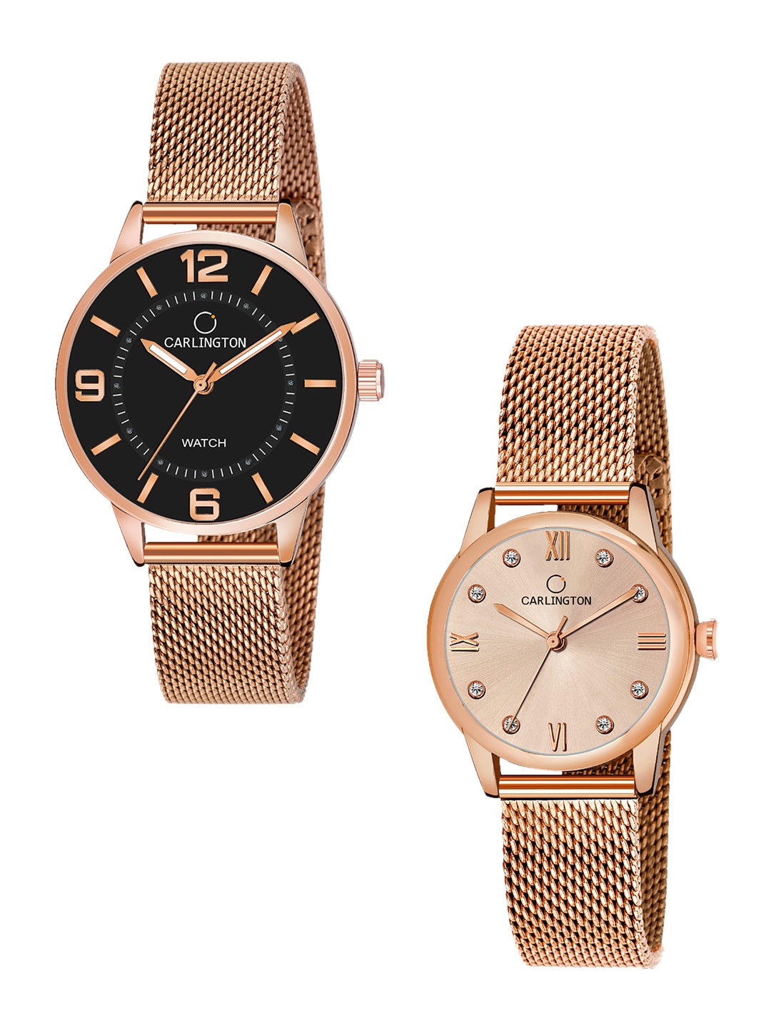 CARLINGTON Women 2 Multicoloured Dial Stainless Steel Bracelet Style Straps Analogue Watch, Multi
CARLINGTON Women 2 Multicoloured Dial Stainless Steel Bracelet Style Straps Analogue Watch, Multi