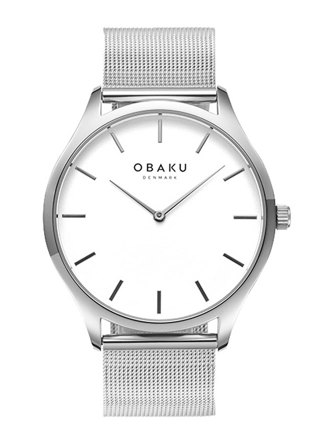 Obaku Men White Brass Dial & Silver Toned Stainless Steel Bracelet Style Straps Analogue Watch V260GXCIMC
Obaku Men White Brass Dial & Silver Toned Stainless Steel Bracelet Style Straps Analogue Watch V260GXCIMC