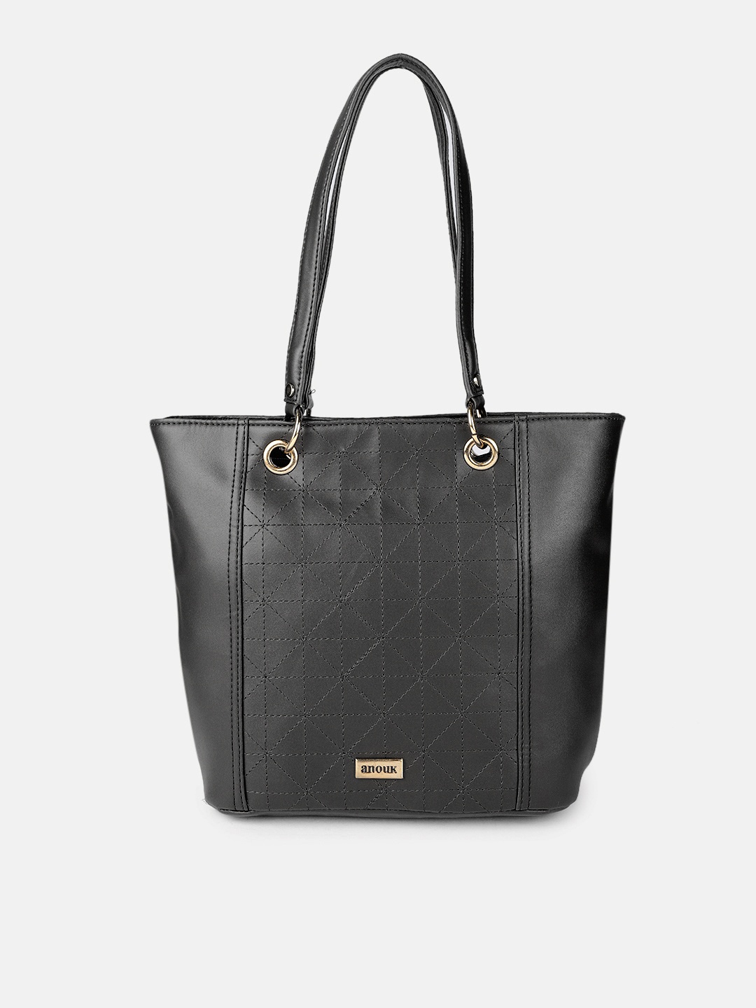 Anouk Black Quilted Shoulder Bag