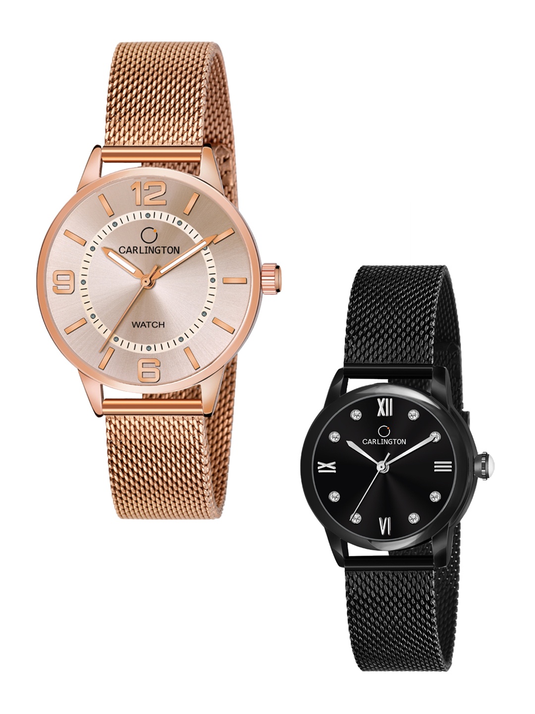 CARLINGTON Women Multicoloured Dial & Multicoloured Stainless Steel Bracelet Style Straps Analogue Watch, Multi
CARLINGTON Women Multicoloured Dial & Multicoloured Stainless Steel Bracelet Style Straps Analogue Watch, Multi