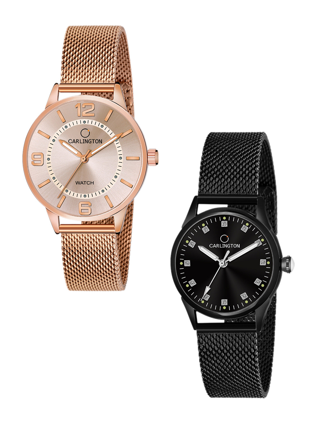 CARLINGTON Women Multicoloured Dial & Multicoloured Stainless Steel Bracelet Style Straps Analogue Watch, Multi
CARLINGTON Women Multicoloured Dial & Multicoloured Stainless Steel Bracelet Style Straps Analogue Watch, Multi