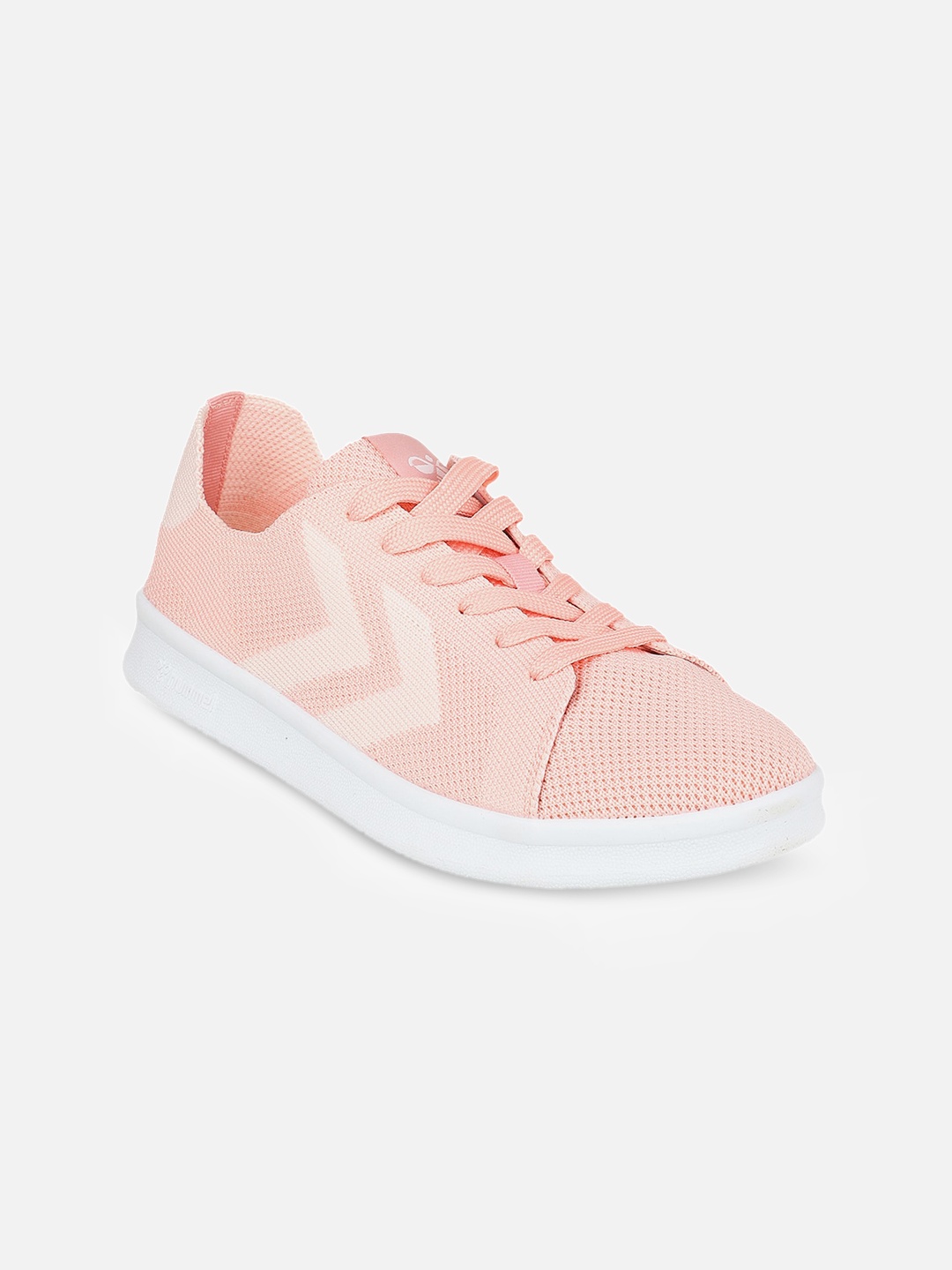 hummel Women Pink Knitted Sneakers