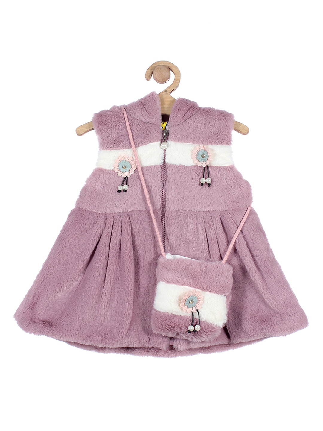 Lil Lollipop Girls Mauve Fleece Striped Embellished Pure Cotton Tailored Jacket With Bag
Lil Lollipop Girls Mauve Fleece Striped Embellished Pure Cotton Tailored Jacket With Bag