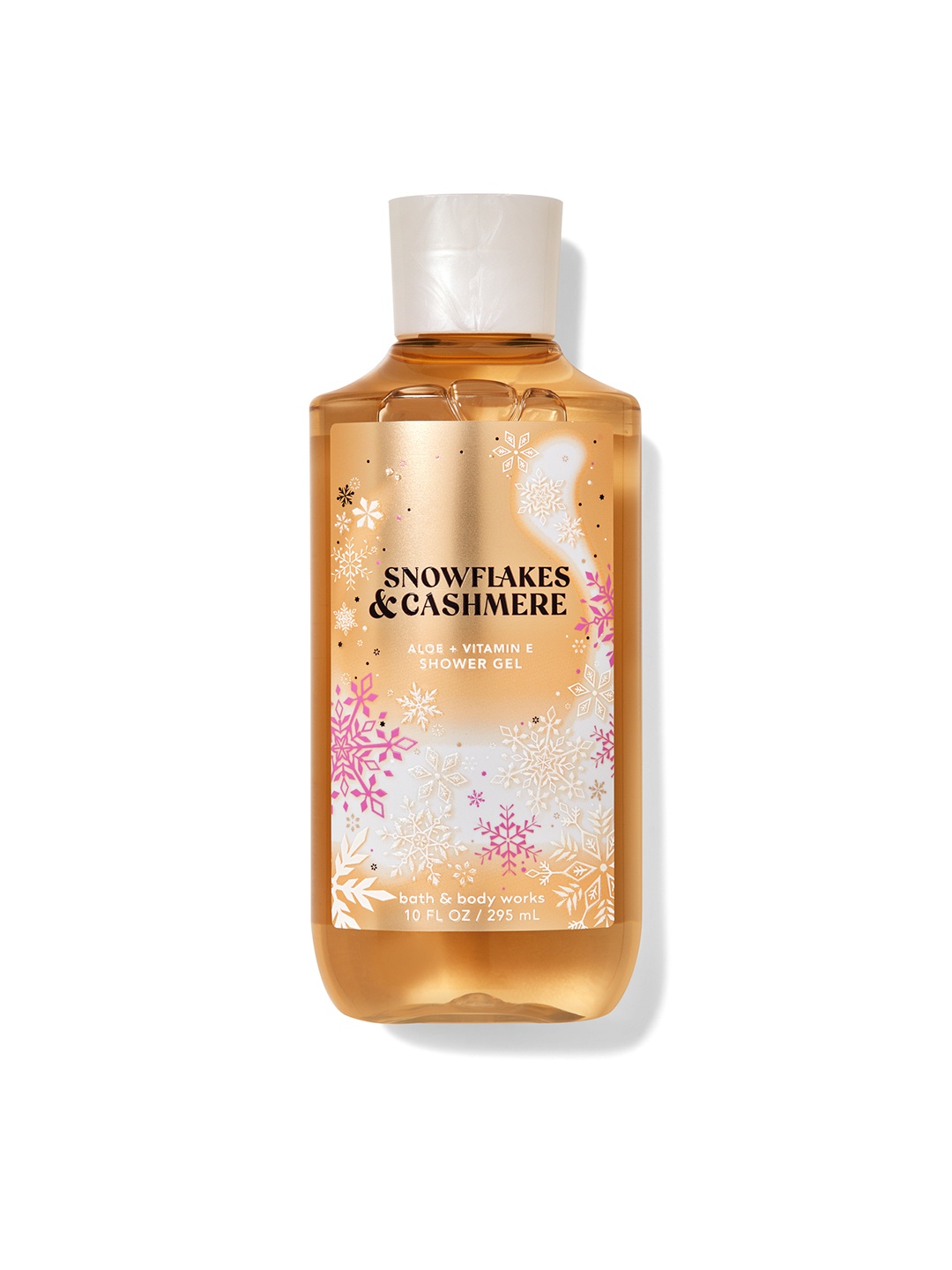 Bath & Body Works Snowflakes & Cashmere Shower Gel with Aloe & Vitamin E - 295ml, Peach
Bath & Body Works Snowflakes & Cashmere Shower Gel with Aloe & Vitamin E - 295ml, Peach