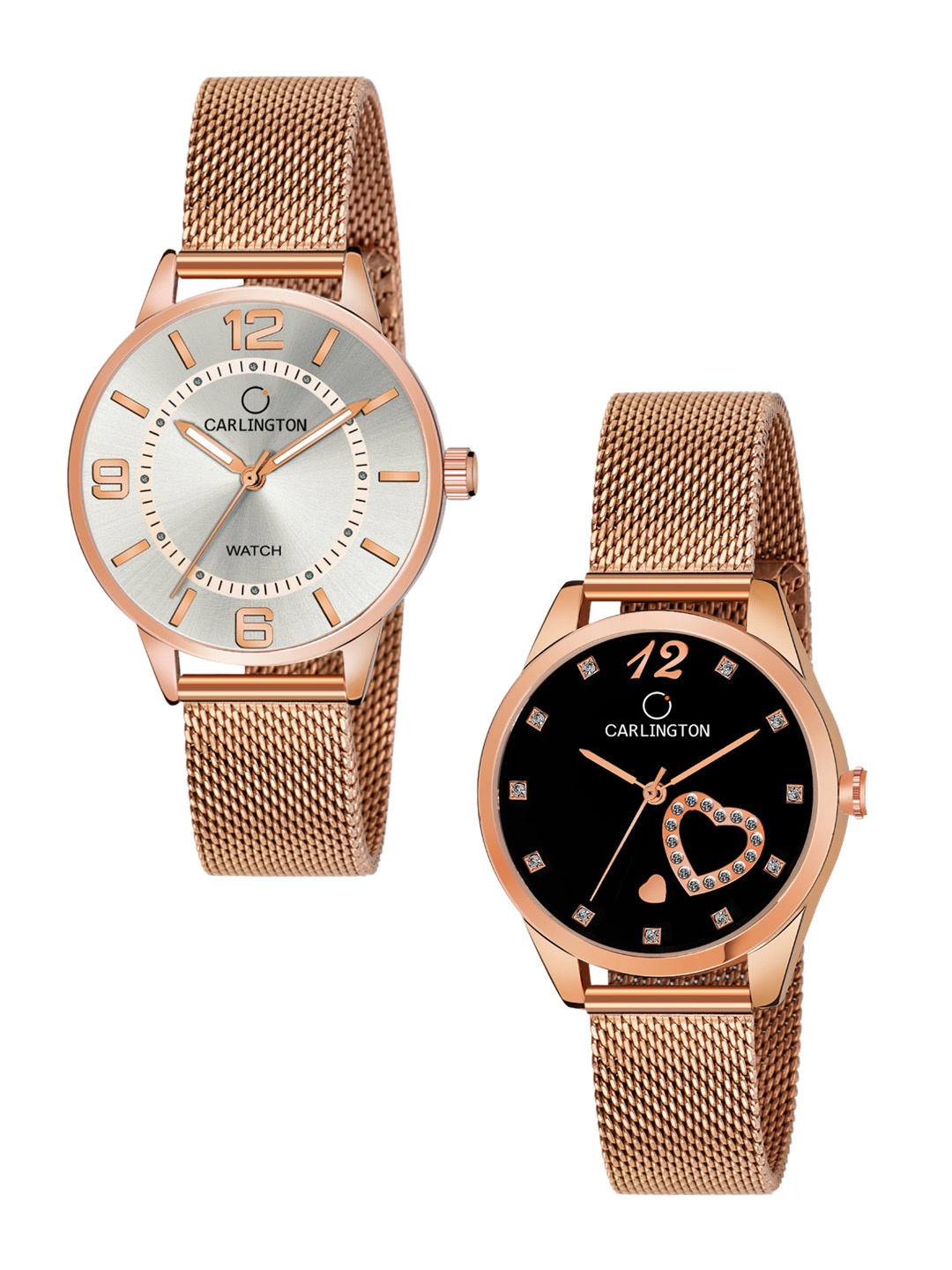 CARLINGTON Women Multicoloured Dial & Multicoloured Stainless Steel Bracelet Style Straps Analogue Watch, Multi
CARLINGTON Women Multicoloured Dial & Multicoloured Stainless Steel Bracelet Style Straps Analogue Watch, Multi
