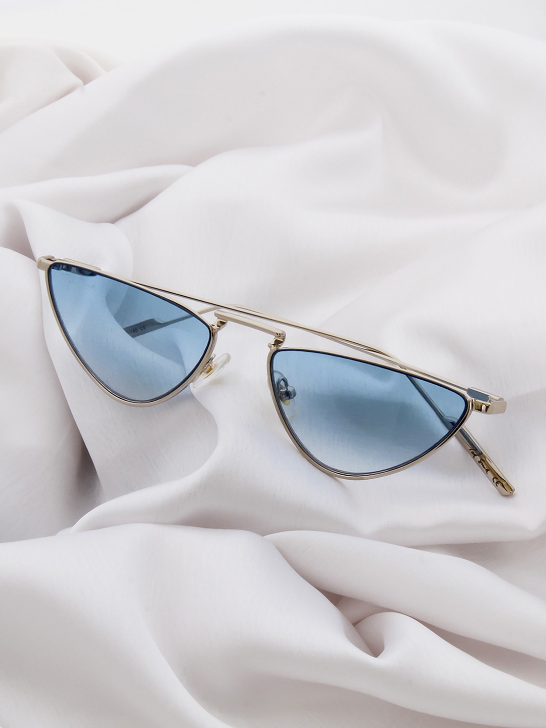 Ted Smith Women Blue Lens & Silver-Toned UV Protected Cateye Sunglasses INFLUENCER_C4
Ted Smith Women Blue Lens & Silver-Toned UV Protected Cateye Sunglasses INFLUENCER_C4
