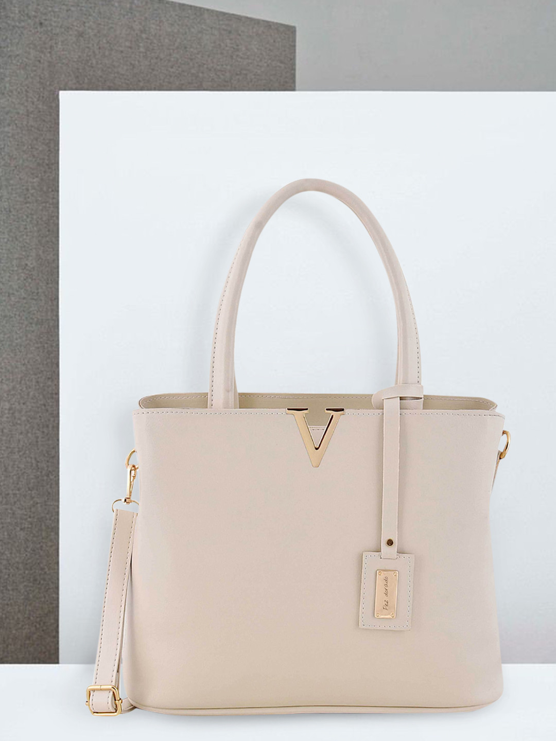 Pez dorado Woman White Structured Shoulder Bag
Pez dorado Woman White Structured Shoulder Bag