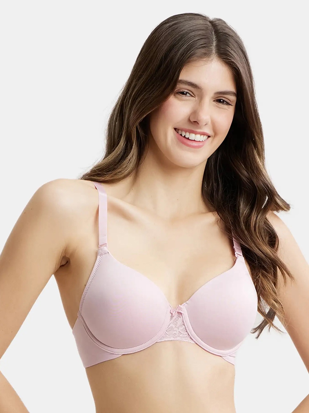 Jockey Under Wired Padded Soft Touch Full Coverage Multiway Styling Tshirt Bra-1817, Pink
Jockey Under Wired Padded Soft Touch Full Coverage Multiway Styling Tshirt Bra-1817, Pink