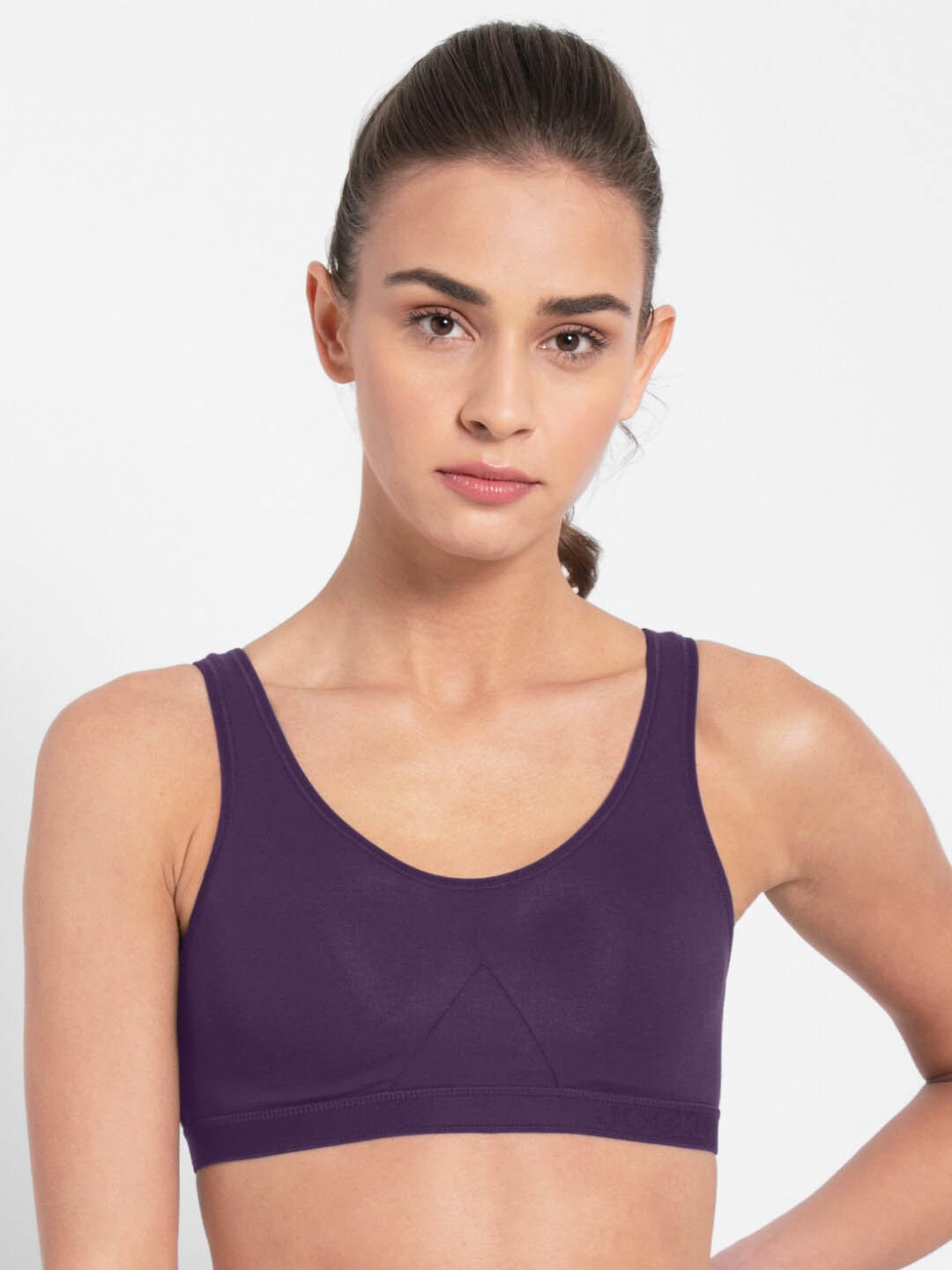 Jockey Gloxinia Wirefree Non Padded Combed Cotton Full Coverage Active Bra 1376-0105, Purple
Jockey Gloxinia Wirefree Non Padded Combed Cotton Full Coverage Active Bra 1376-0105, Purple