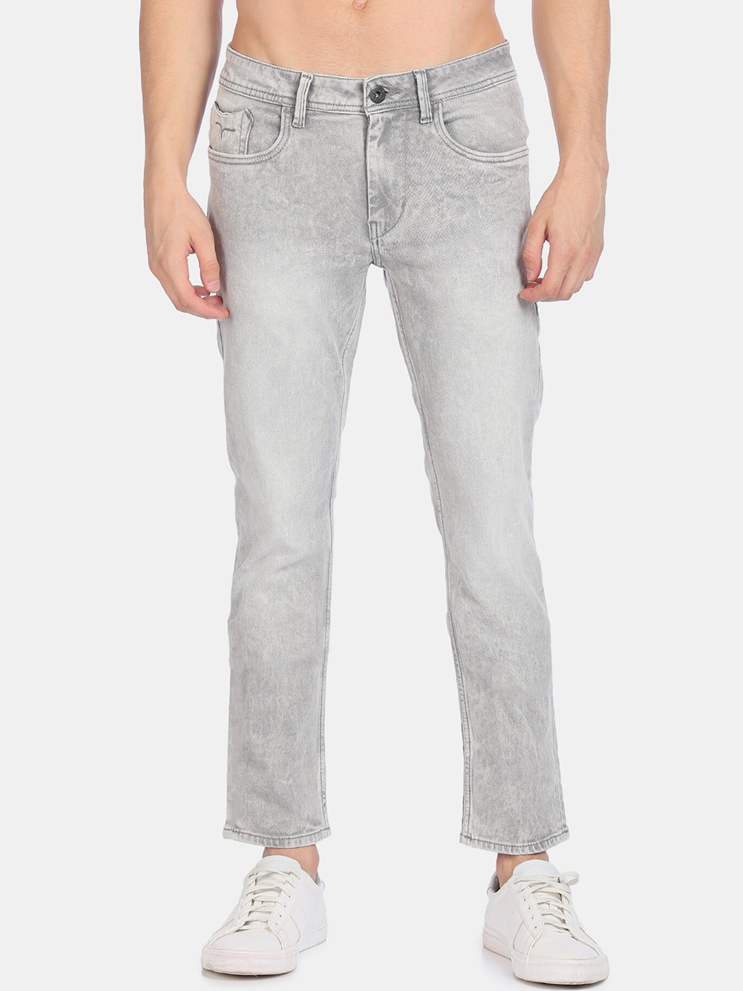 Flying Machine Men Grey Slim Fit Mildly Distressed Heavy Fade Stretchable Jeans
Flying Machine Men Grey Slim Fit Mildly Distressed Heavy Fade Stretchable Jeans