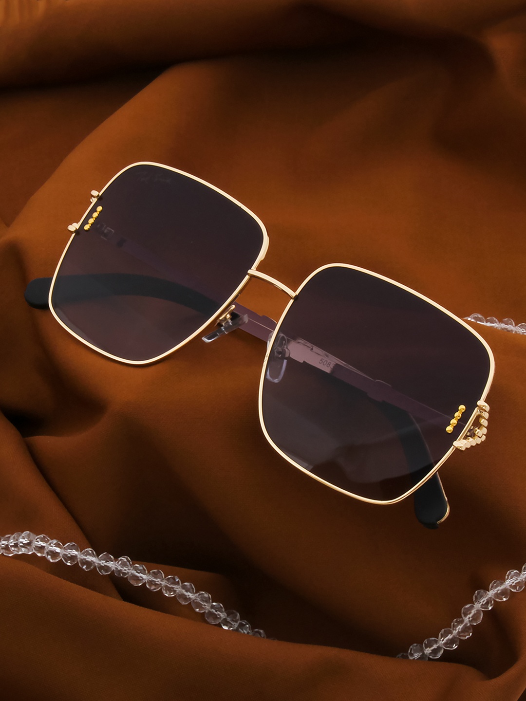 Ted Smith Women Purple Lens & Gold-Toned Square Sunglasses & UV Protected Lens DIAMOND_C1
Ted Smith Women Purple Lens & Gold-Toned Square Sunglasses & UV Protected Lens DIAMOND_C1