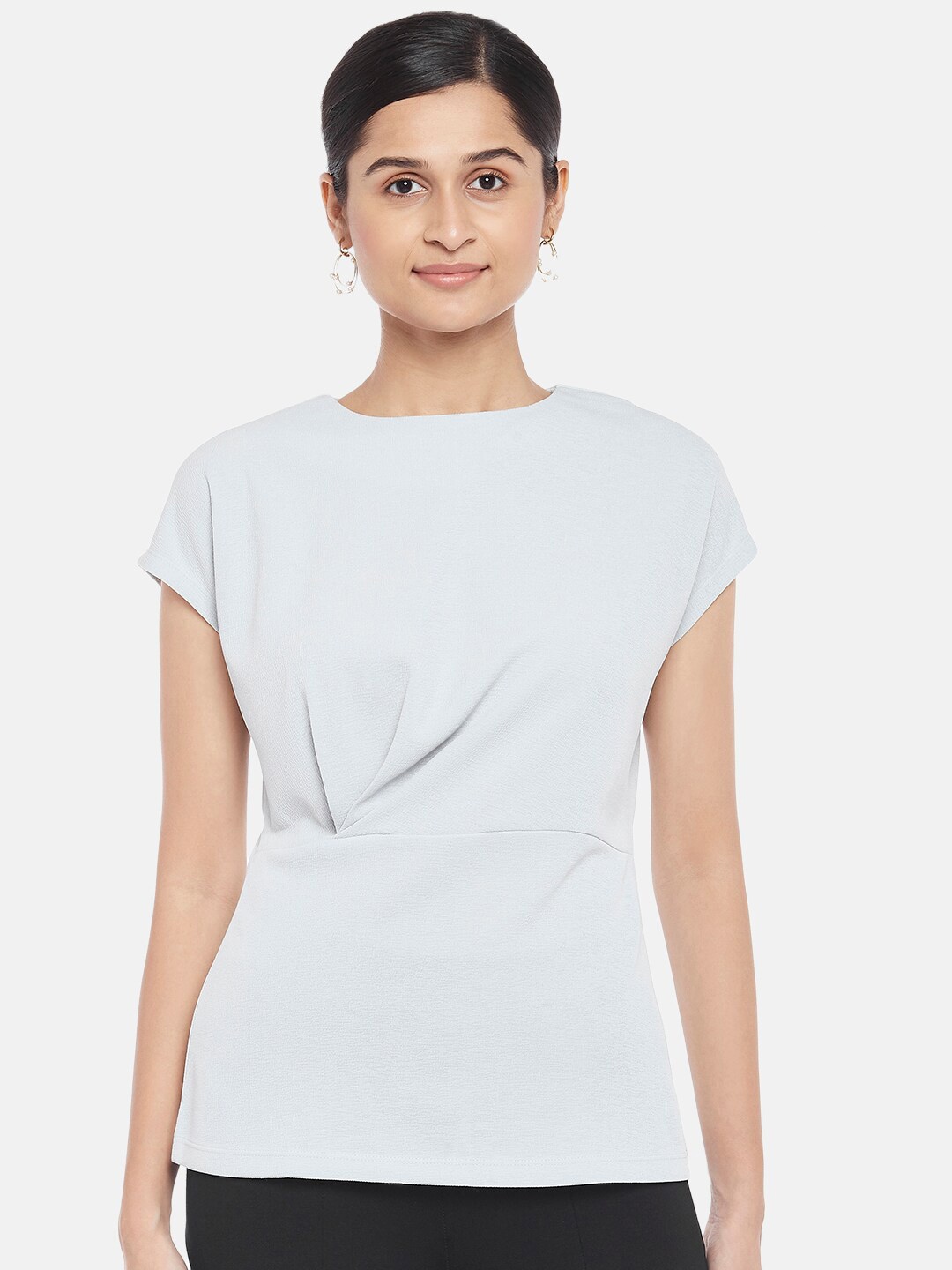 Annabelle by Pantaloons Grey Regular Top