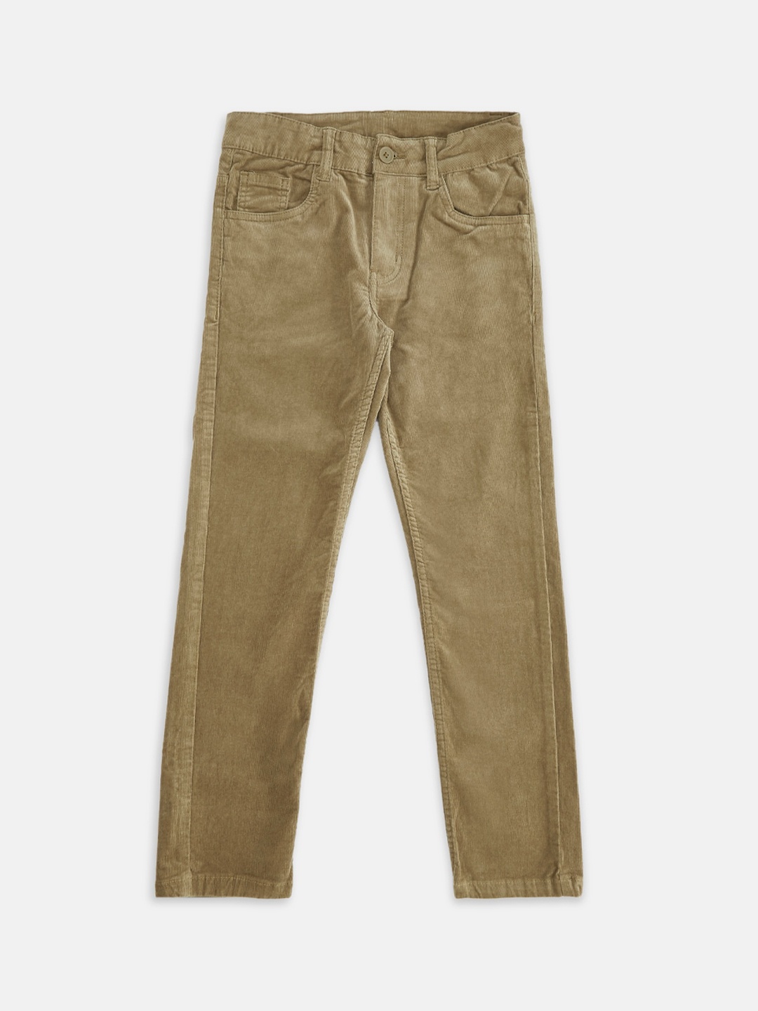 Pantaloons Junior Boys Beige Corduroy Trousers