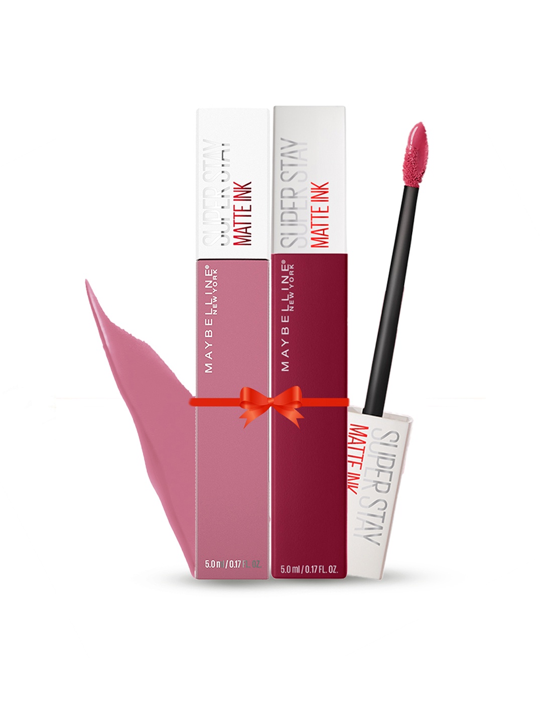 Maybelline New York Set of 2 Super Stay Matte Ink Liquid Lipsticks- Inspirer & Founder, Pink
Maybelline New York Set of 2 Super Stay Matte Ink Liquid Lipsticks- Inspirer & Founder, Pink