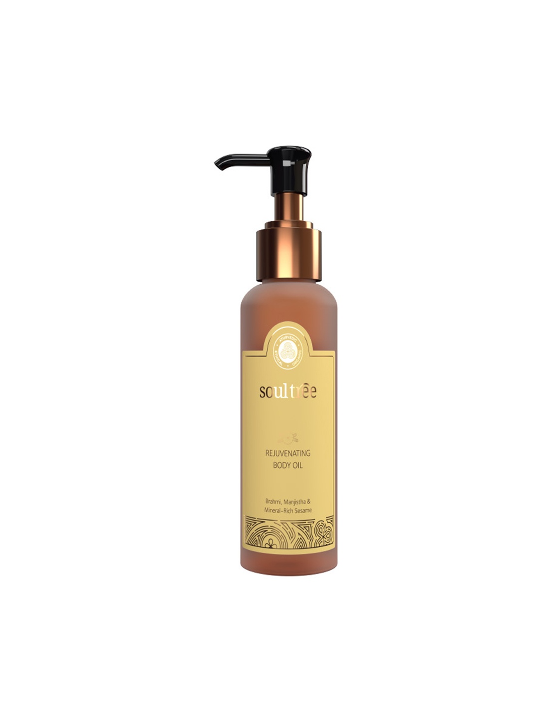 Soultree Anti-Ageing Body Oil - Brahmi Manjistha & Mineral-Rich Sesame - 120ml, Yellow
Soultree Anti-Ageing Body Oil - Brahmi Manjistha & Mineral-Rich Sesame - 120ml, Yellow