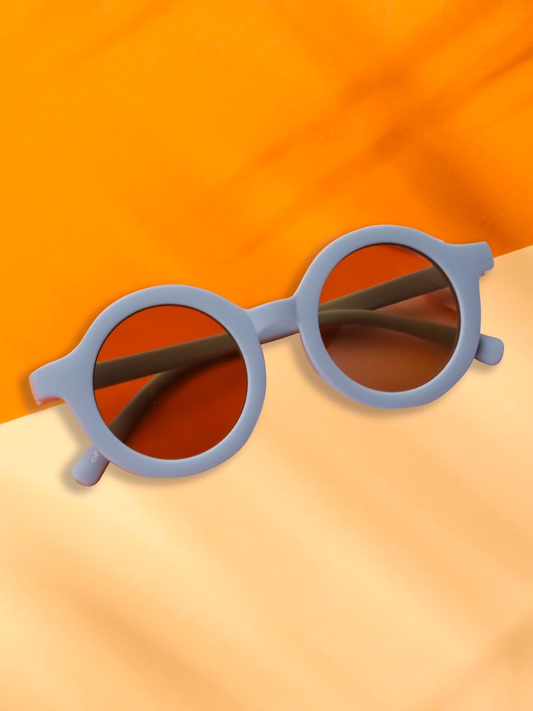 Spiky Unisex Kids Brown Lens & Blue Round Sunglasses with UV Protected Lens Zround_Aqua
Spiky Unisex Kids Brown Lens & Blue Round Sunglasses with UV Protected Lens Zround_Aqua