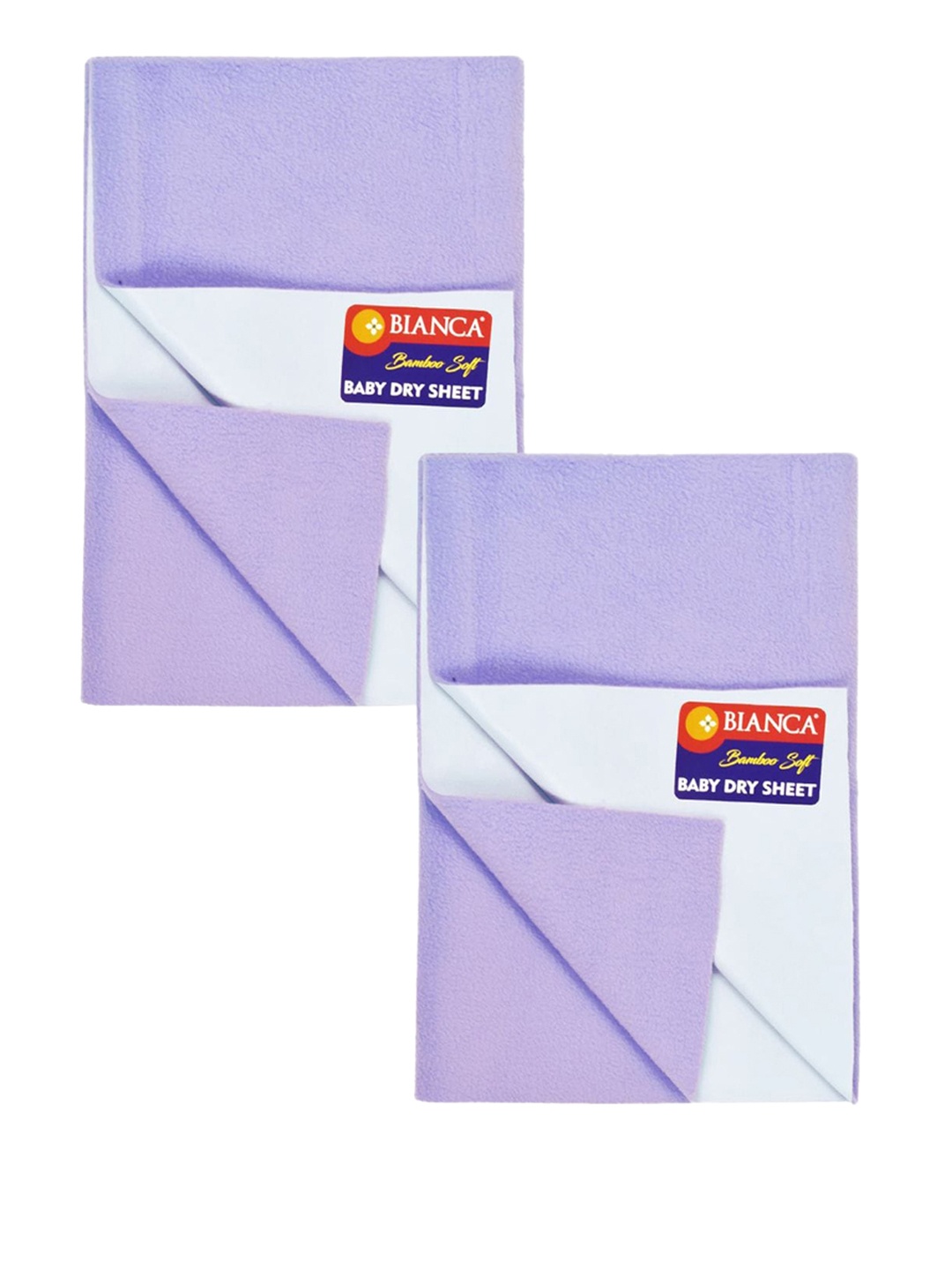 BIANCA Set of 2 Waterproof & Breathable Bamboo-Feel Baby Dry Sheet & Mattress Protector, Violet
BIANCA Set of 2 Waterproof & Breathable Bamboo-Feel Baby Dry Sheet & Mattress Protector, Violet