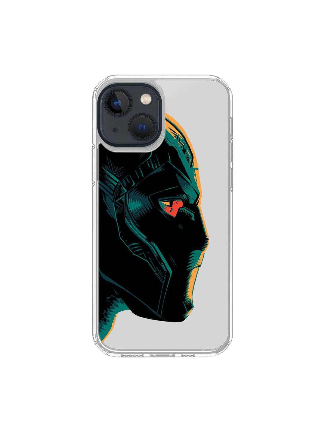 macmerise Black & Green Illuminated Black Panther iPhone 13 Back Case