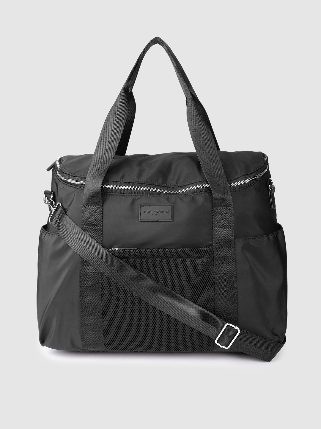 Accessorize Black Structured Becki Gym Bag