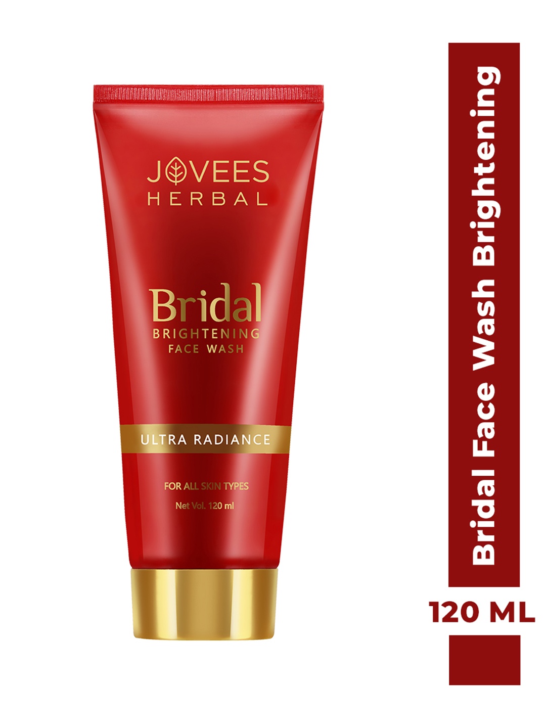 Jovees Herbal Bridal Brightening Face Wash Ultra Radiance For Brightening - 120ml, Na
Jovees Herbal Bridal Brightening Face Wash Ultra Radiance For Brightening - 120ml, Na