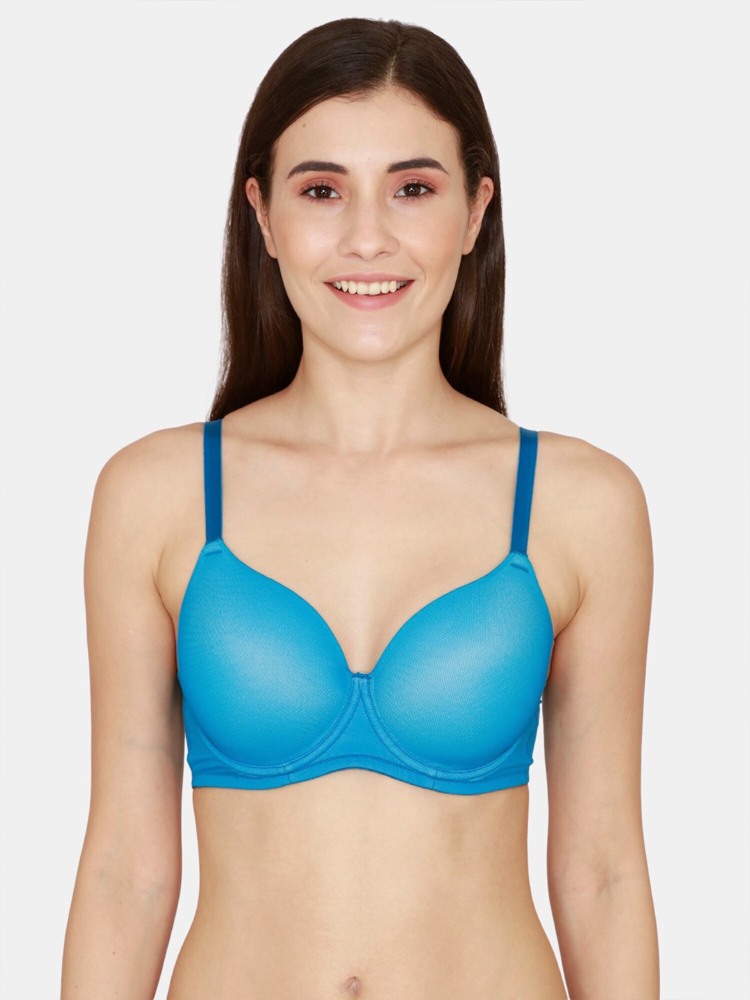 Zivame Blue Solid Underwired Medium Coverage Lightly Padded T-shirt Bra ZI10SLFASH0BLUE
Zivame Blue Solid Underwired Medium Coverage Lightly Padded T-shirt Bra ZI10SLFASH0BLUE